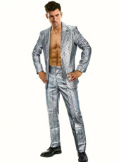 Silver Block Suit